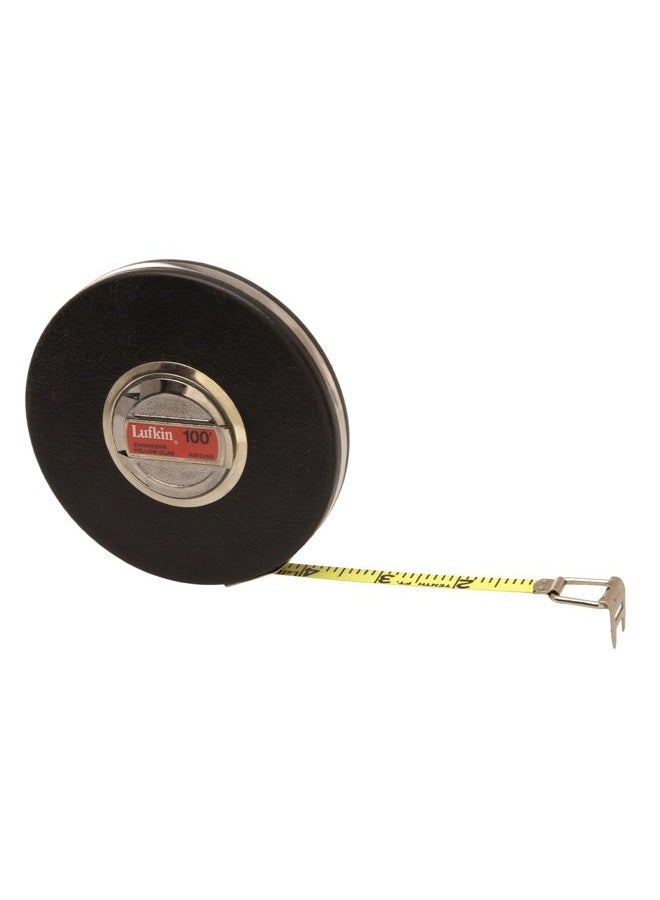 Crescent Lufkin 3/8" x 100' Banner Engineer's Yellow Clad Tape Measure - HW226D