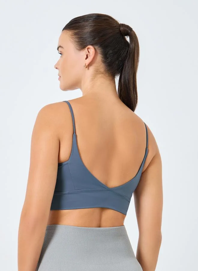 Styli Styli Back V Shape Low Impact Sports Bra