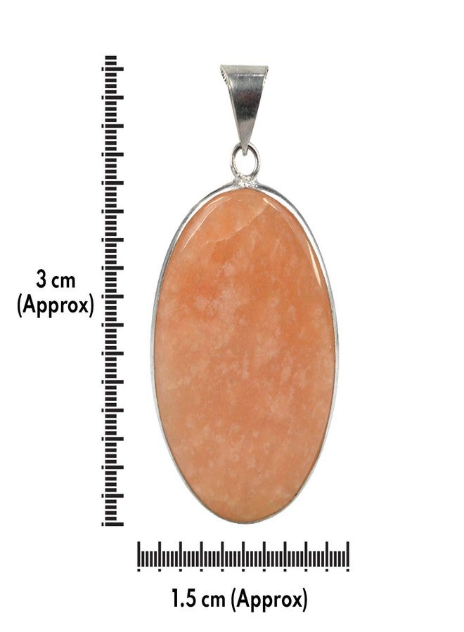 Crystu AAA Yellow Amazonite Pendant Oval Shape Crystal Stone Locket - Pendant with Metal Chain for Reiki Healing and Crystal Healing Gemstone for Unisex (Color : Yellow) - Image 5