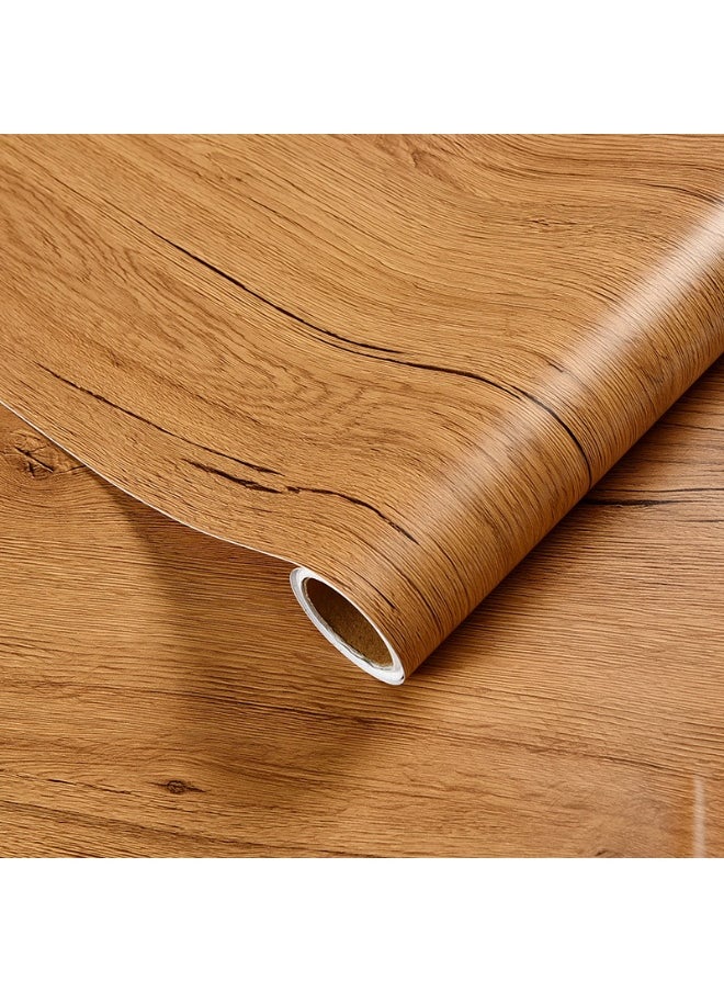 Anna 20cm x 10m Waterproof, Moisture-Proof, Oil-Proof Self-Adhesive Wood Grain Wallpaper for Home Renovation  - Image 1