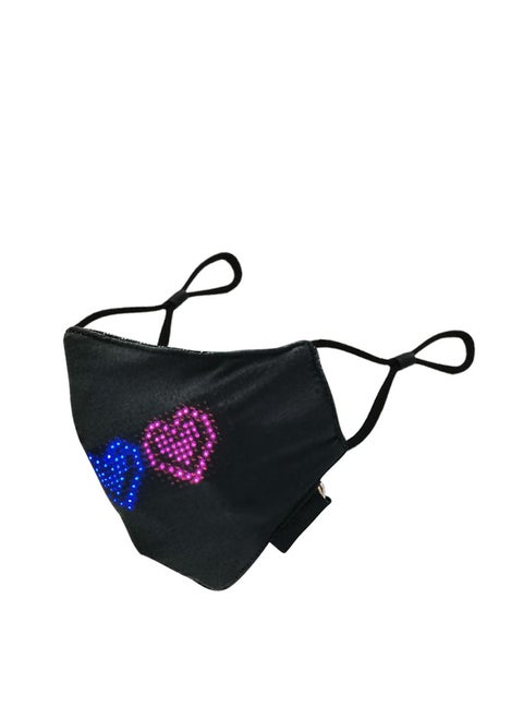 HKZ-05 Programmable Light up LED Screen Display Face Mask For Party.