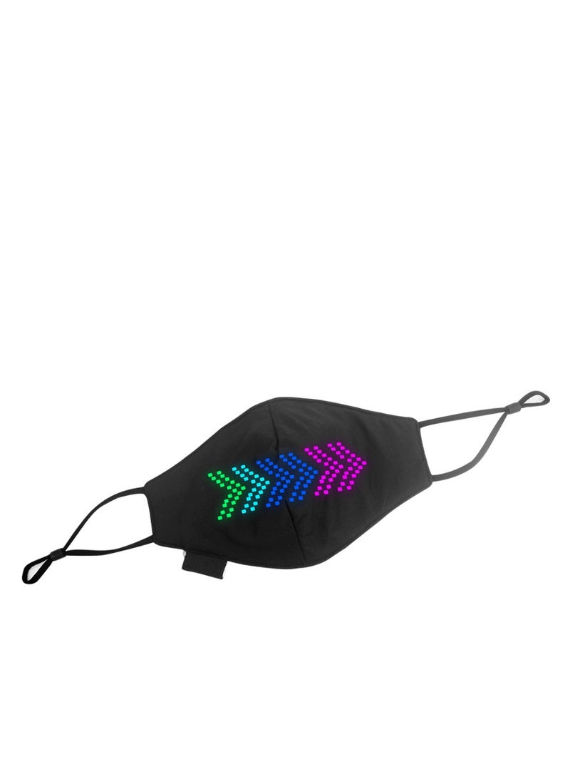 HKZ-05 Programmable Light up LED Screen Display Face Mask For Party.