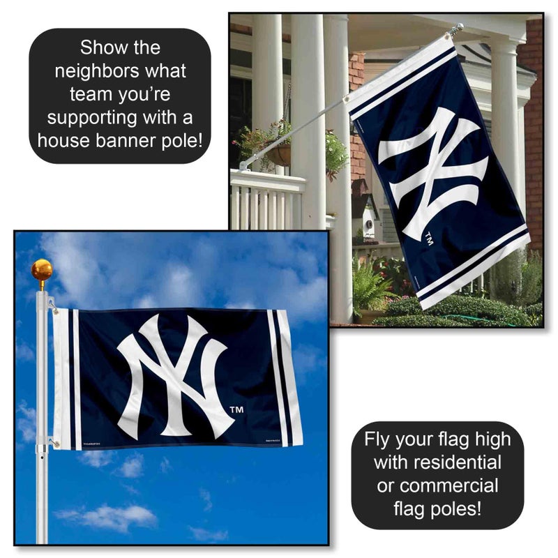 WinCraft New York Yankees NY Flag and Banner - Image 3
