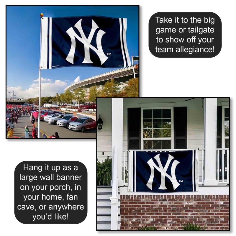 WinCraft New York Yankees NY Flag and Banner - Image 4