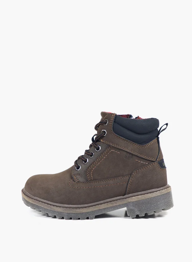 جاب Boys' DAYTON MID LACE II Ankle Boots with Zip Closure - GPK5218053817
