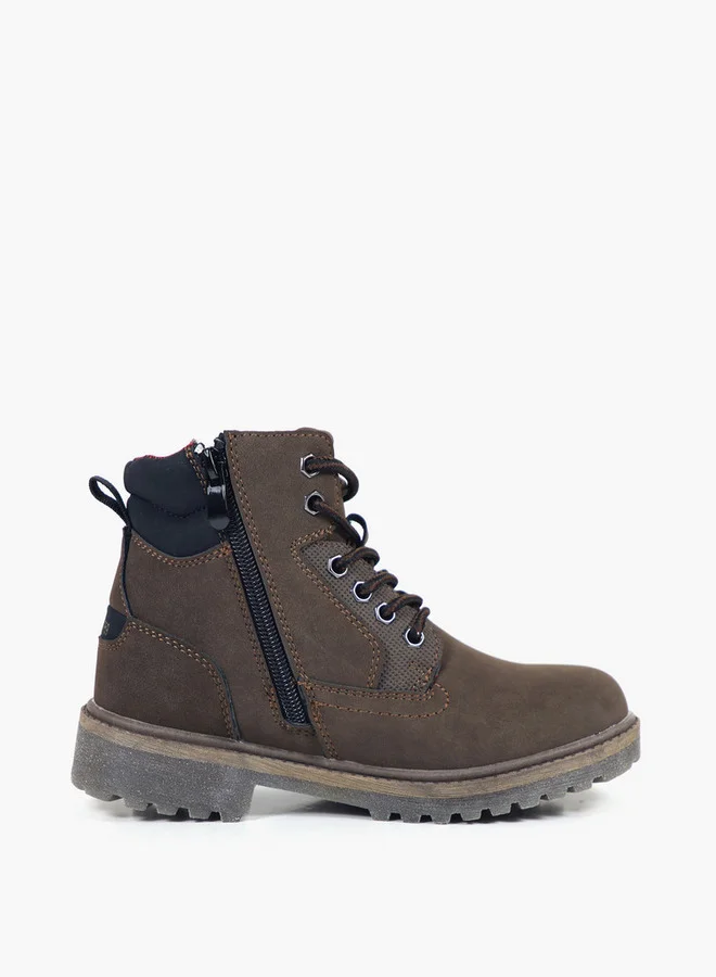 GAP Boys' DAYTON MID LACE II Ankle Boots with Zip Closure - GPK5218053817