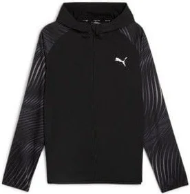 PUMA Run Fav Aop Woven Jacket M Black Men - 52422156 L - Black