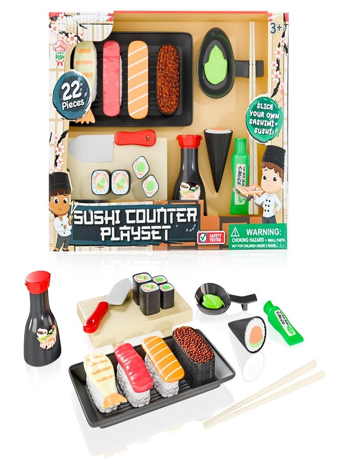 Lollipop Sushi Interactive Toy - Pretend Play Food Set - Includes Sushi Counter - Great Gift for Kids - Image 1