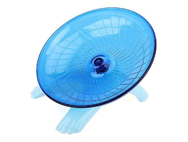 Sage Square 18cm Jumbo Silent Running Cum Jogging Cum Exercise Wheel for Hamster/Dwarf/Mice/Gerbil/Mouse - Color (Blue) - Image 5