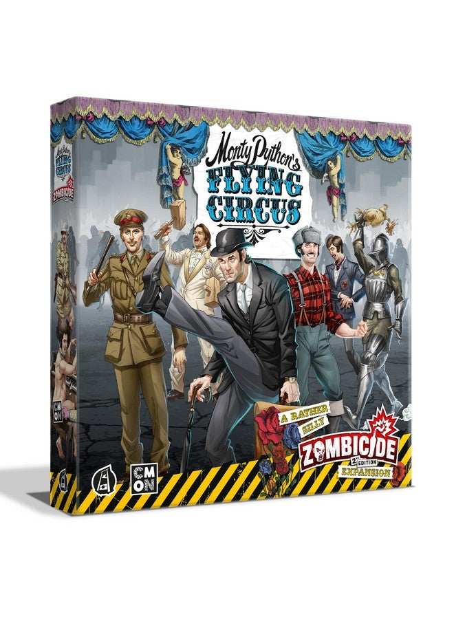 CMON Zombicide Monty Python's Flying Circus Character Pack - Unique Mechanics & Irreverent Gameplay! Cooperative Strategy Board Game, Ages 14+, 1-6 Players, 60 Minute Playtime, Made by CMON - Image 1