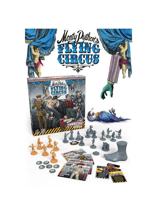 CMON Zombicide Monty Python's Flying Circus Character Pack - Unique Mechanics & Irreverent Gameplay! Cooperative Strategy Board Game, Ages 14+, 1-6 Players, 60 Minute Playtime, Made by CMON - Image 4