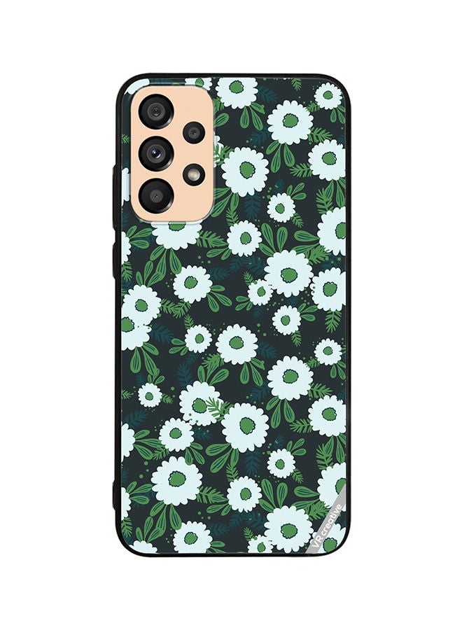 VR CREATIVE Protective Case Cover For Samsung Galaxy A53 5G Floral Pattern Based On Traditional Folk Art Ornaments Design Multicolour - Image 1