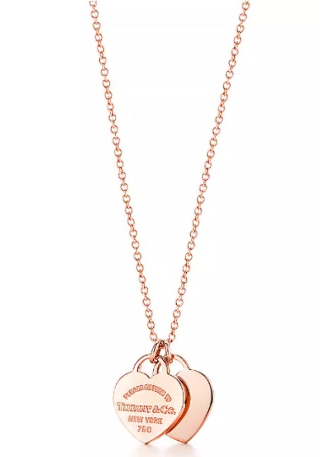 Tiffany & Co. Tiffany™ Double Heart Tag Necklace - Image 2