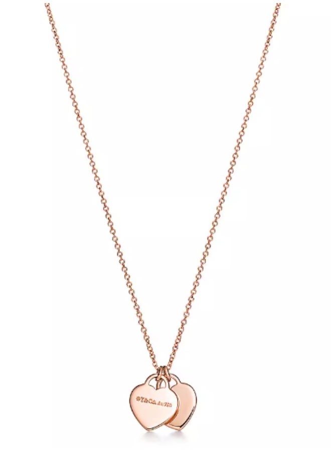 Tiffany & Co. Tiffany™ Double Heart Tag Necklace - Image 3