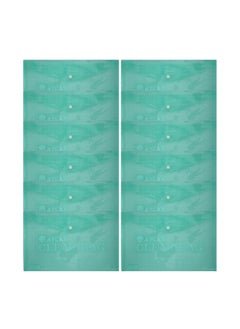 ATLAS 12-Piece Clear Document Bag Green Colour  - Image 1