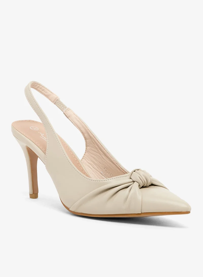 ELLA Sling-Back Pump With Knot Detail