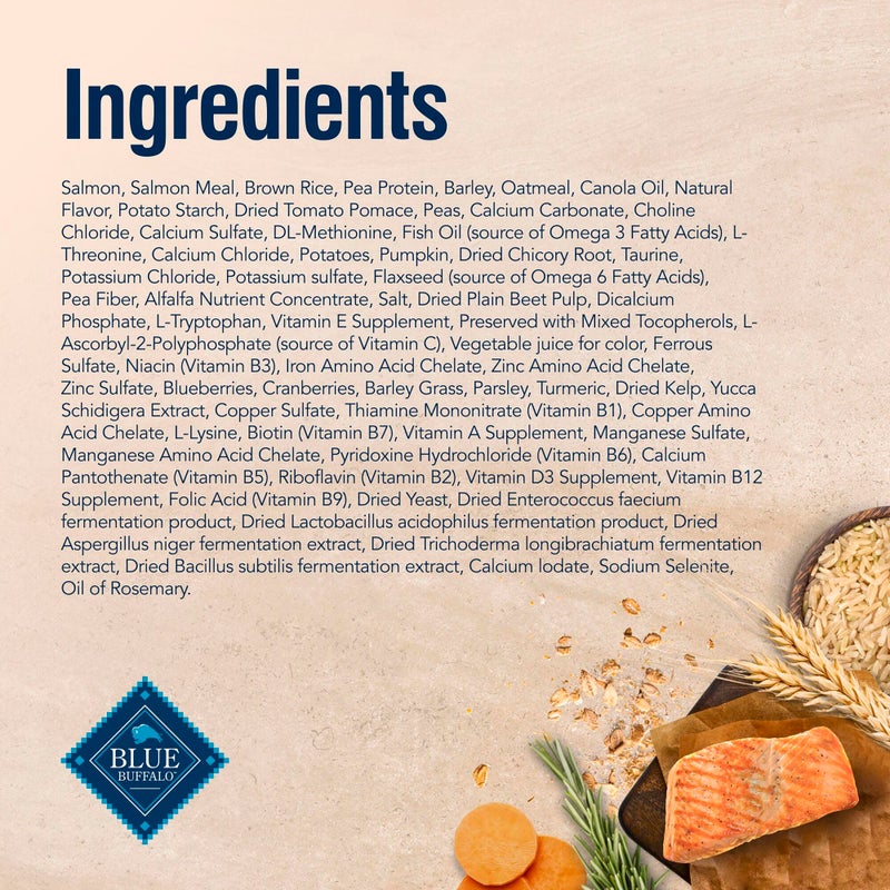 Blue Buffalo True Solutions Skin & Coat Care Natural Dry Cat Food for Adult Cats, Salmon, 3.5-lb. Bag - Image 5