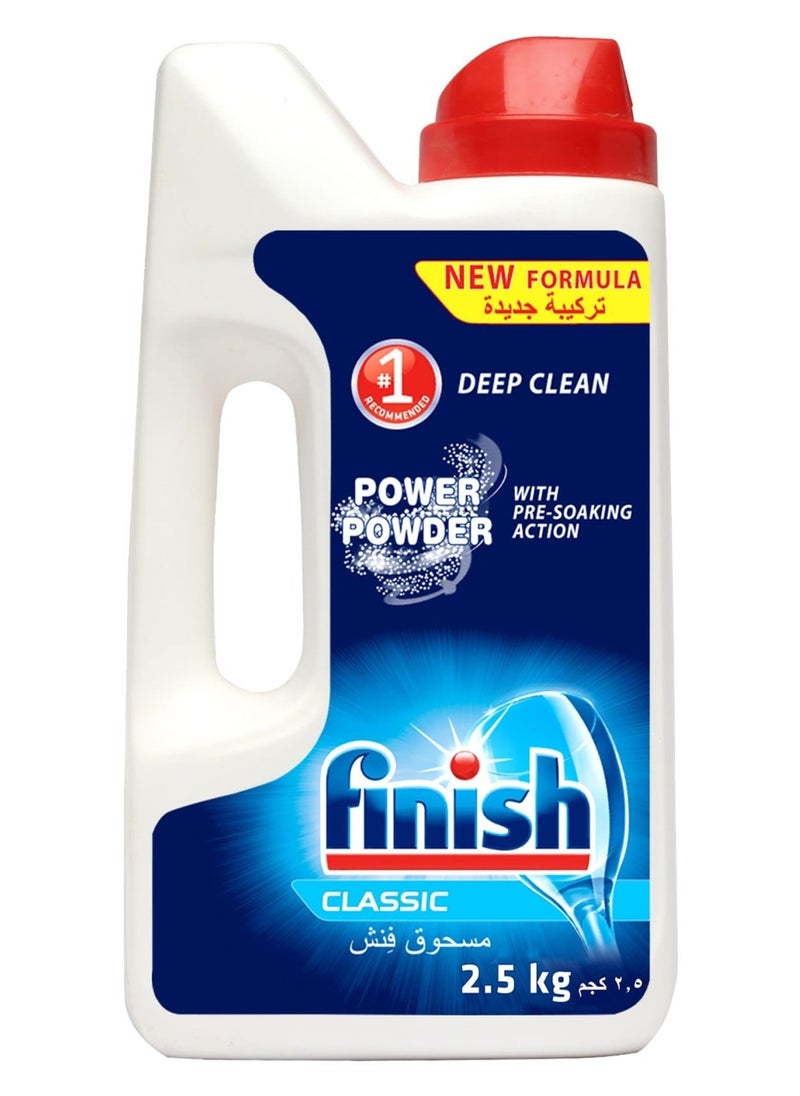 Finish - Classic Power Dishwasher Detergent Powder 2.5 Kg - Image 1