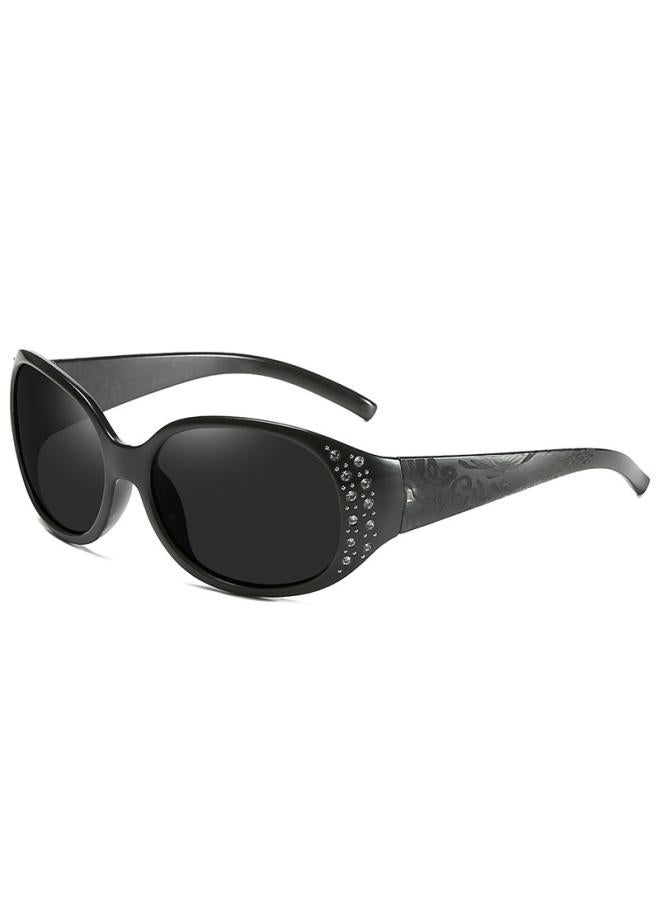 European And American New Polarized Sunglasses Fashion Diamond Sunglasses Women Retro Trend Glasses Frame A008