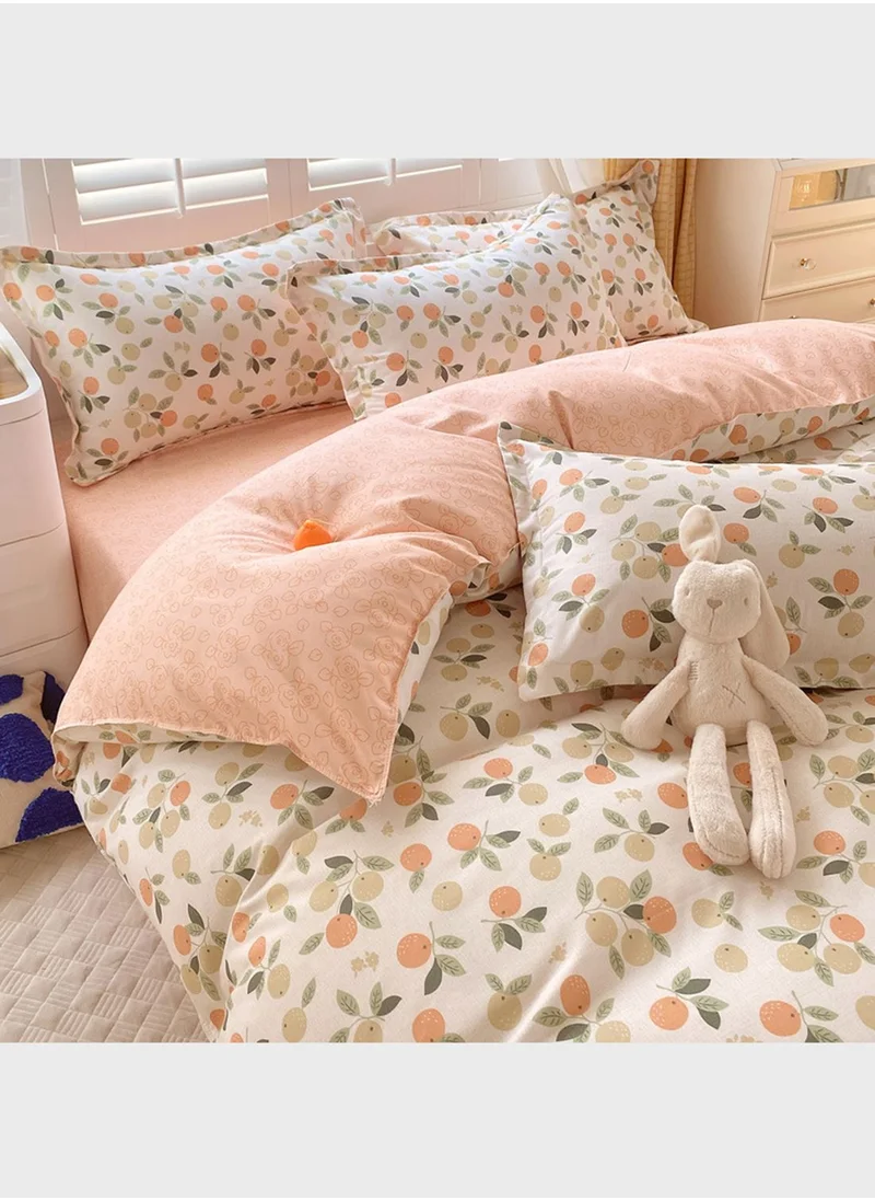 اورورا Pink fruit pattern bedding set