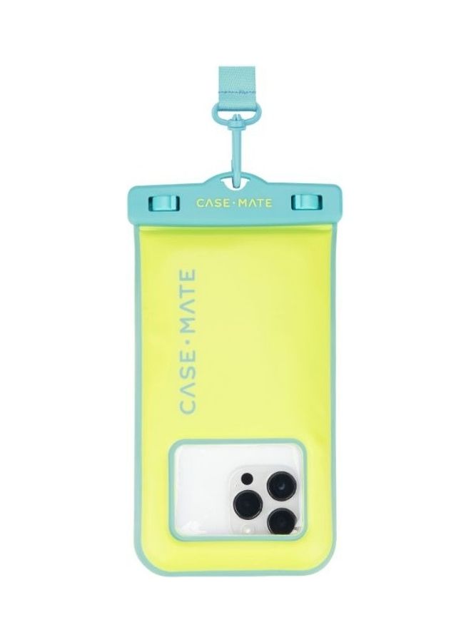 CASE-MATE Universal Waterproof Floating Phone Pouch Lime/Pool - Image 2