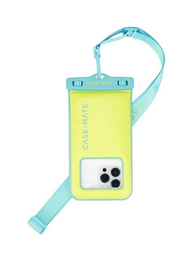 CASE-MATE Universal Waterproof Floating Phone Pouch Lime/Pool - Image 1