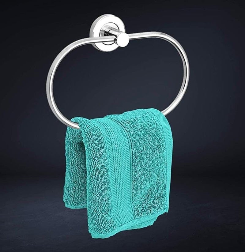 NTCD Towel Ring Oval Chrome Finish with Wall Bracket and Screws 1  - Image 4