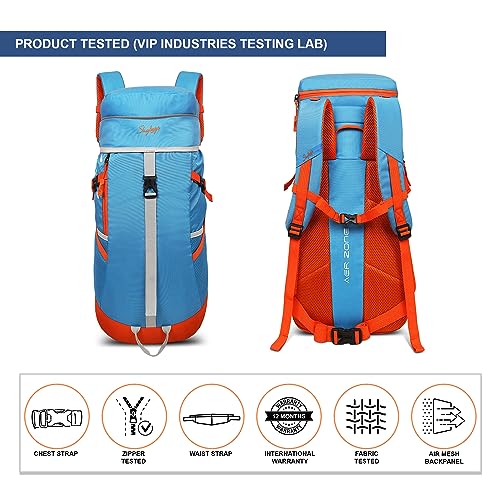 Skybags Vertex Rucksack 45L- (E) Blue Backpack (Blue, OneSize) - Image 4