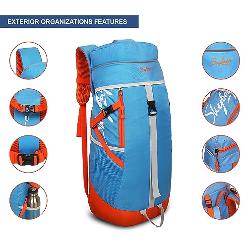 Skybags Vertex Rucksack 45L- (E) Blue Backpack (Blue, OneSize) - Image 2