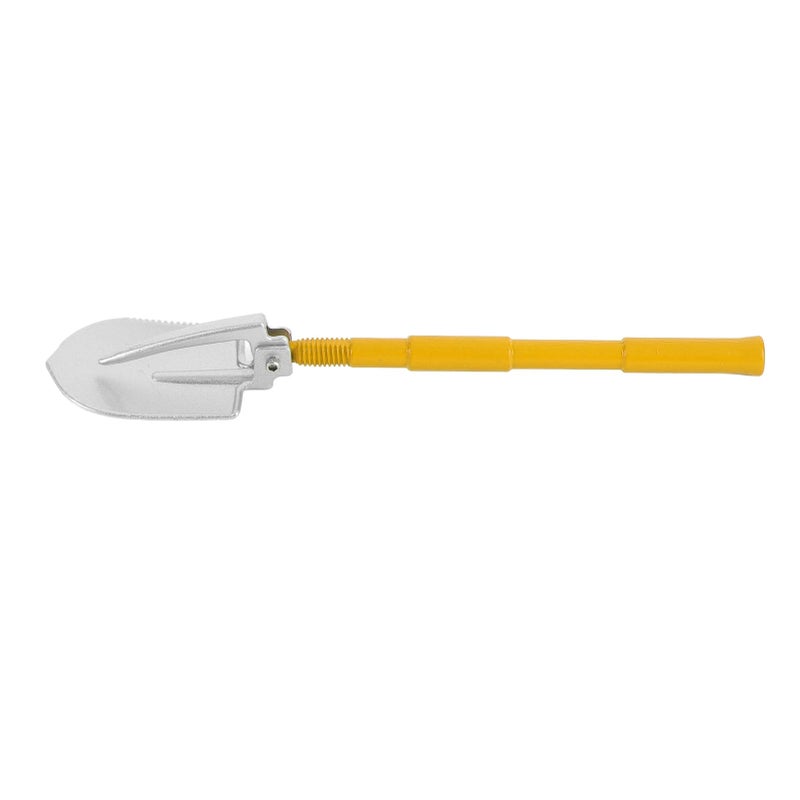 Yellow Adjustable RC Trailer Chain Hook Tow Rope Set with Steel Rope and Multifunction Shovel - Image 2