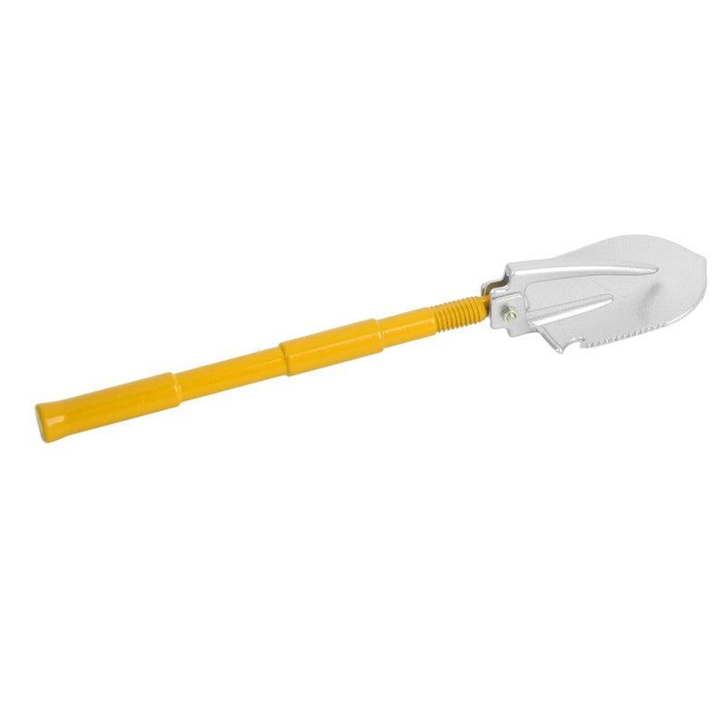 Yellow Adjustable RC Trailer Chain Hook Tow Rope Set with Steel Rope and Multifunction Shovel - Image 3