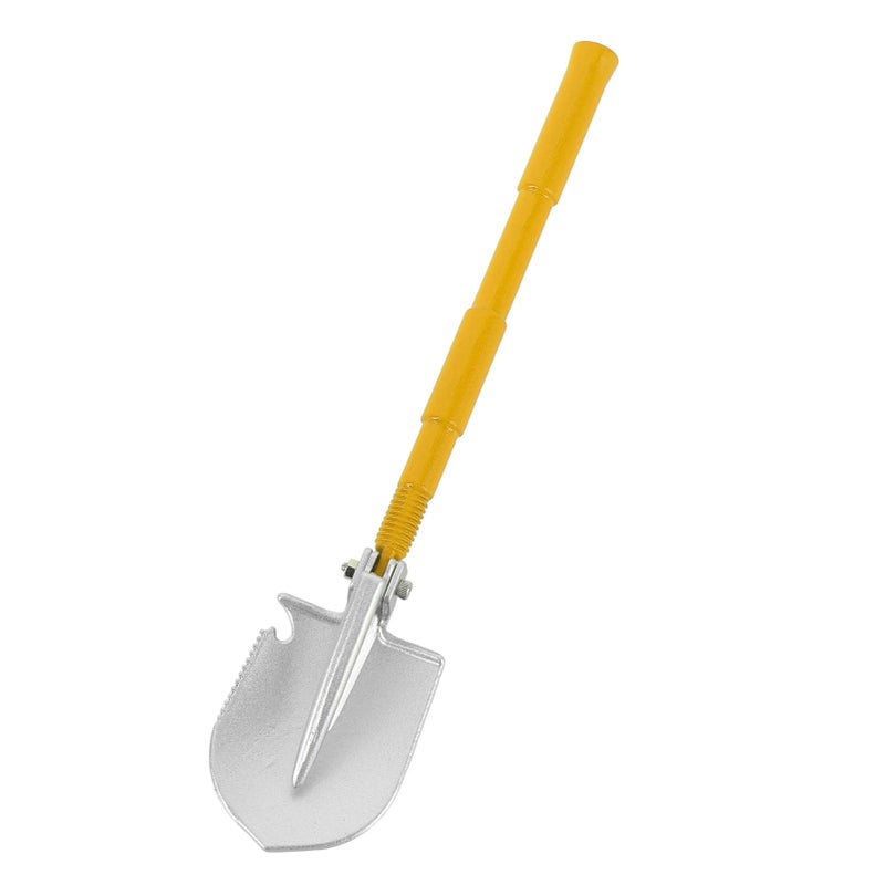 Yellow Adjustable RC Trailer Chain Hook Tow Rope Set with Steel Rope and Multifunction Shovel - Image 5
