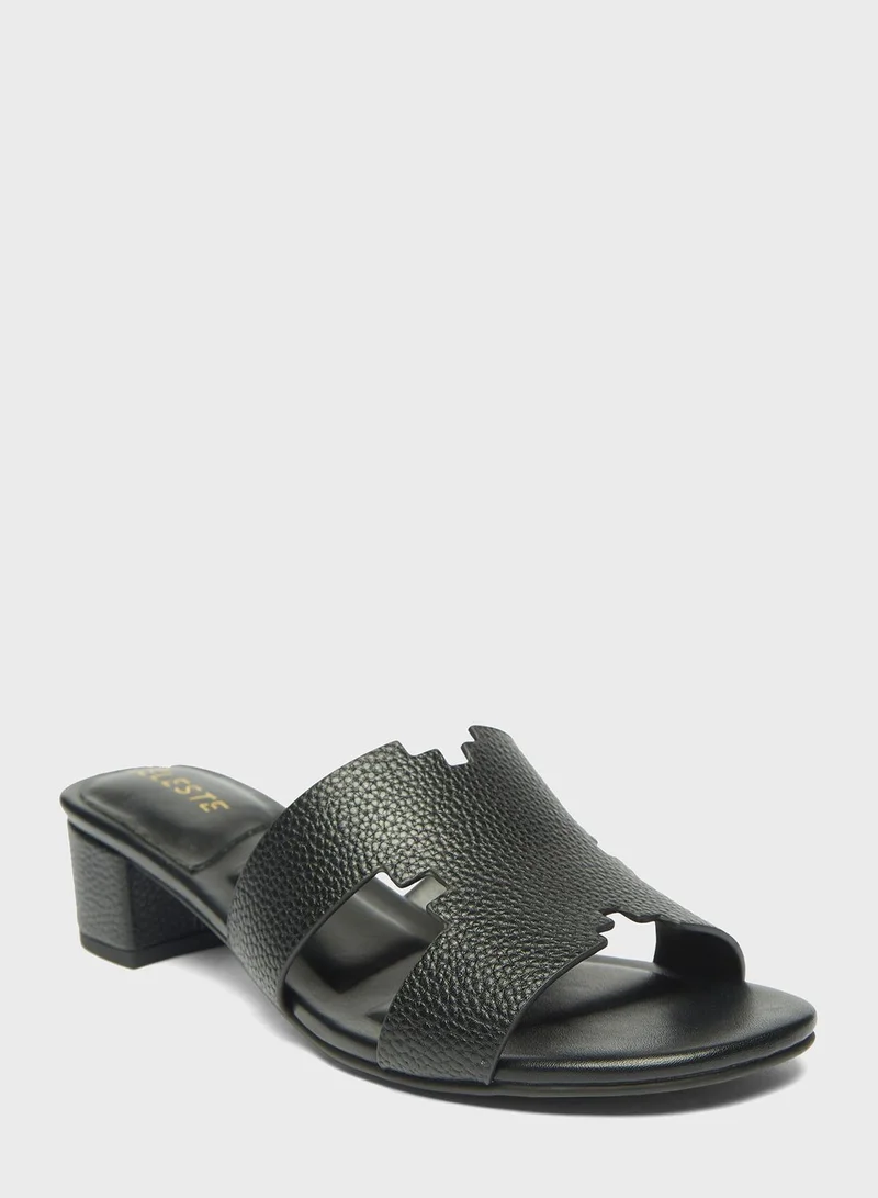 Celeste Single Strap Low Heel Sandals