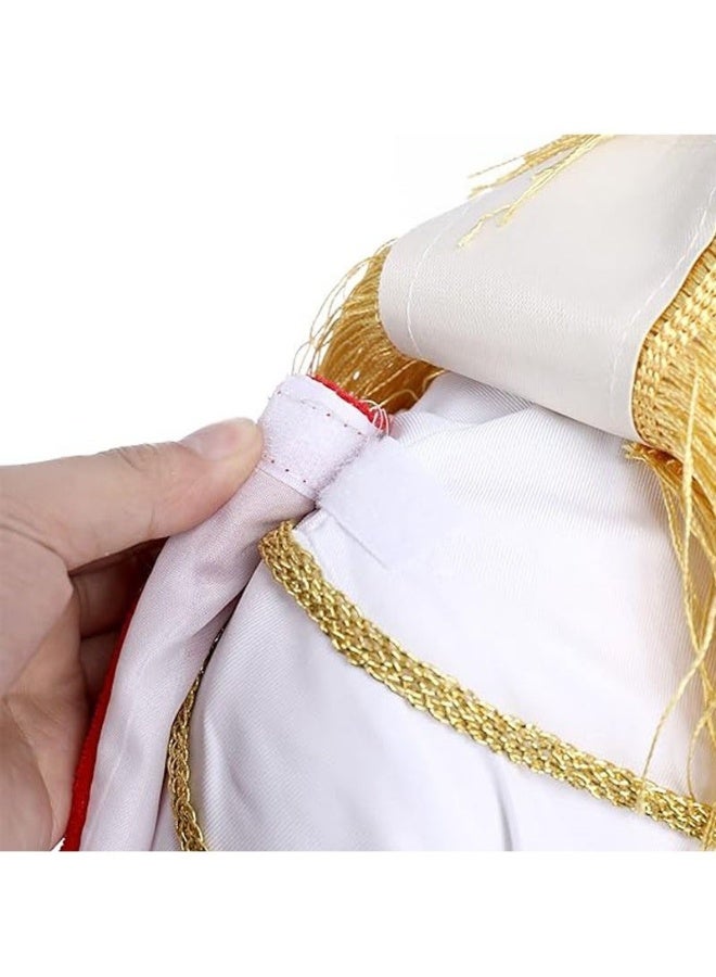 Beauenty Prince Charming Costume for Toddler Kid Medieval Royal Prince Jacket Pants Crown Dress Up Party Outfit  - Image 5