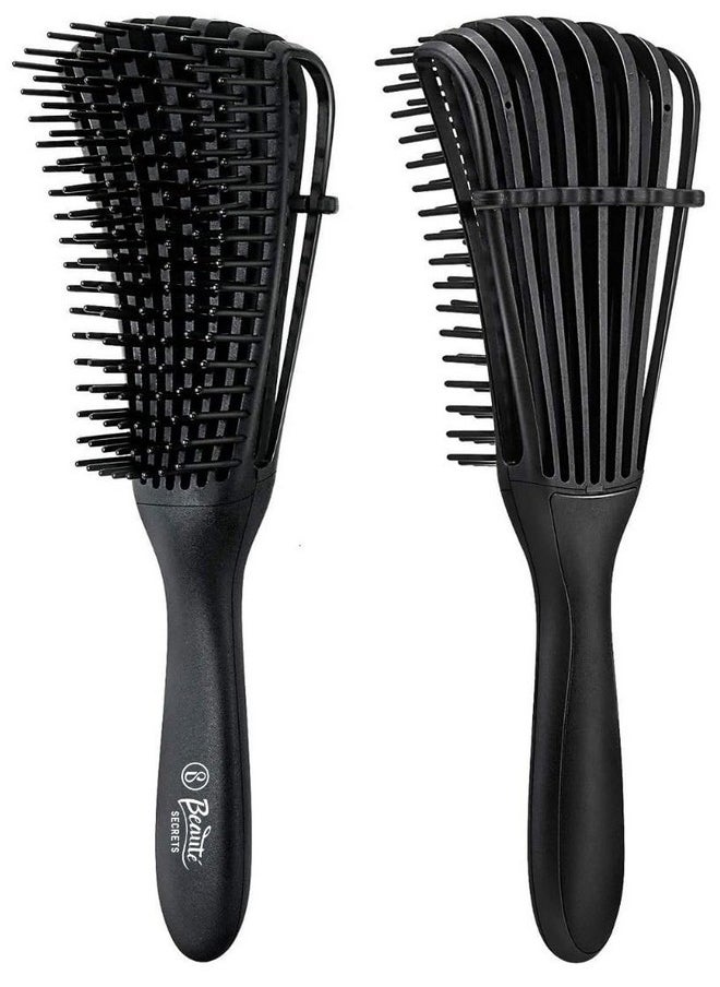 Detangler Hair Comb Brush For Adults And Kids Wet & Dry Hair, Removes Knots And Tangles Pain Free (Black) - pzsku/ZA1AA63E71134E104B5D4Z/45/_/1735566880/88a2833c-2570-4ac4-bdbe-7371e0a1b53b