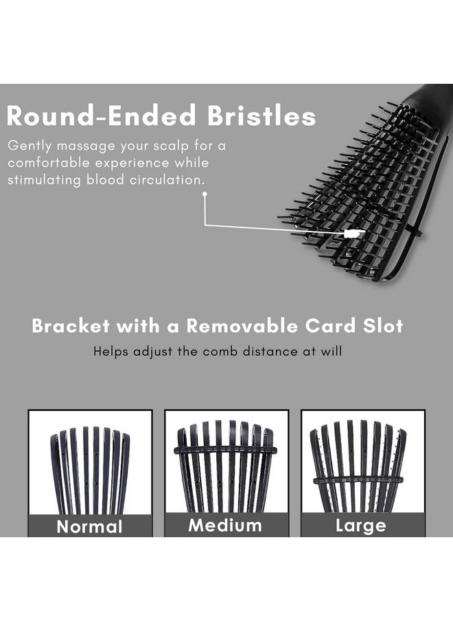 Detangler Hair Comb Brush For Adults And Kids Wet & Dry Hair, Removes Knots And Tangles Pain Free (Black) - pzsku/ZA1AA63E71134E104B5D4Z/45/_/1735566884/05610f77-5082-4621-b4a5-bd473b2f2869