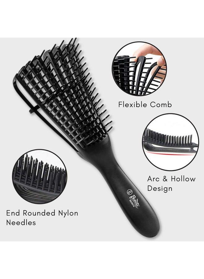 Detangler Hair Comb Brush For Adults And Kids Wet & Dry Hair, Removes Knots And Tangles Pain Free (Black) - pzsku/ZA1AA63E71134E104B5D4Z/45/_/1735566890/874c0b49-de05-47dd-9eaf-f79187116846