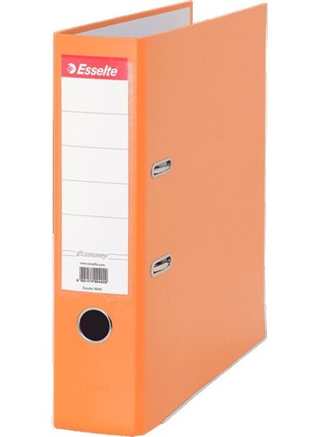 Esselte Büro Eco Large Plastic Folder Orange Set of 5  - Image 1
