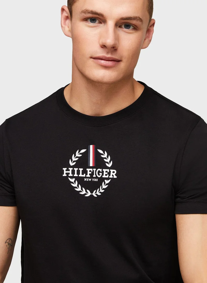 TOMMY HILFIGER Logo Crew Neck T-Shirt