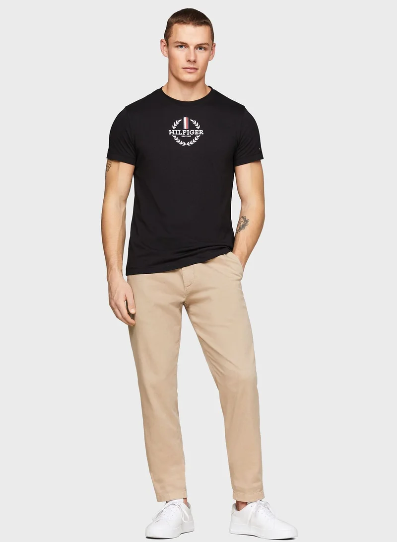 TOMMY HILFIGER Logo Crew Neck T-Shirt