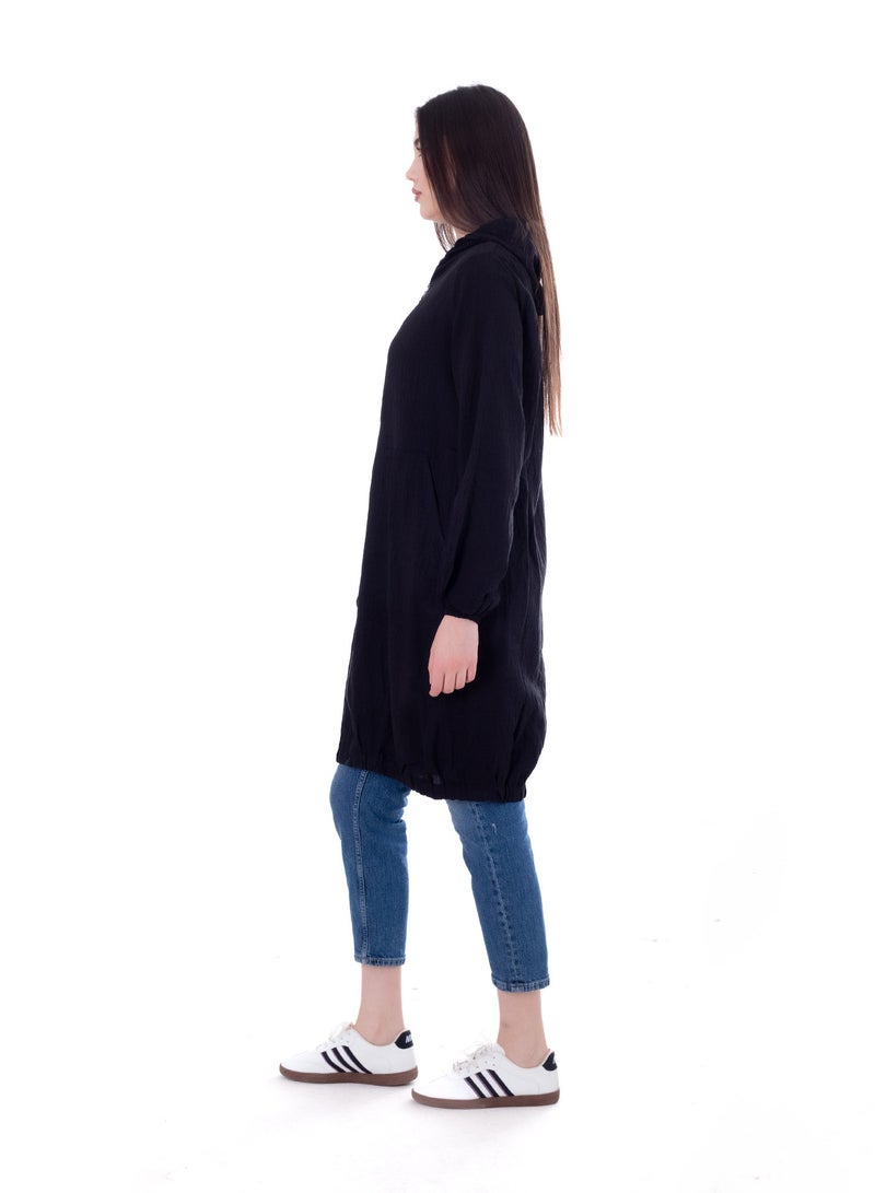 BEBO Women's plain long sleeve tunic - Image 3