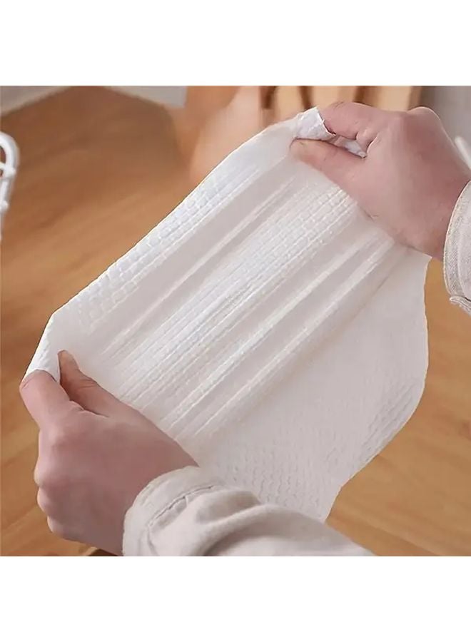 1 Roll 50 Pcs Disposable Adult Foot And Bath Towels For Shower Spa Podiatry Care - Image 5