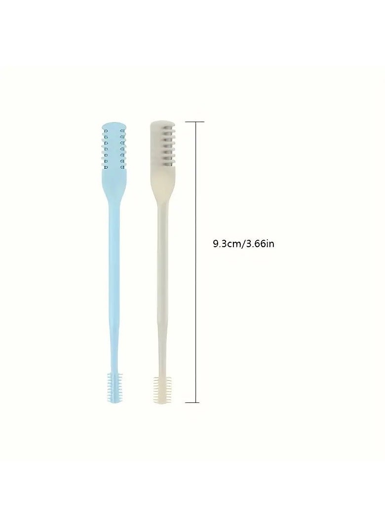 ORiTi 2 Pcs Double-Sided Nose Hair Trimmer – Portable Manual 360° Rotating Nostril Cleaning Tool for Men and Women, Washable & Reusable  - Image 3