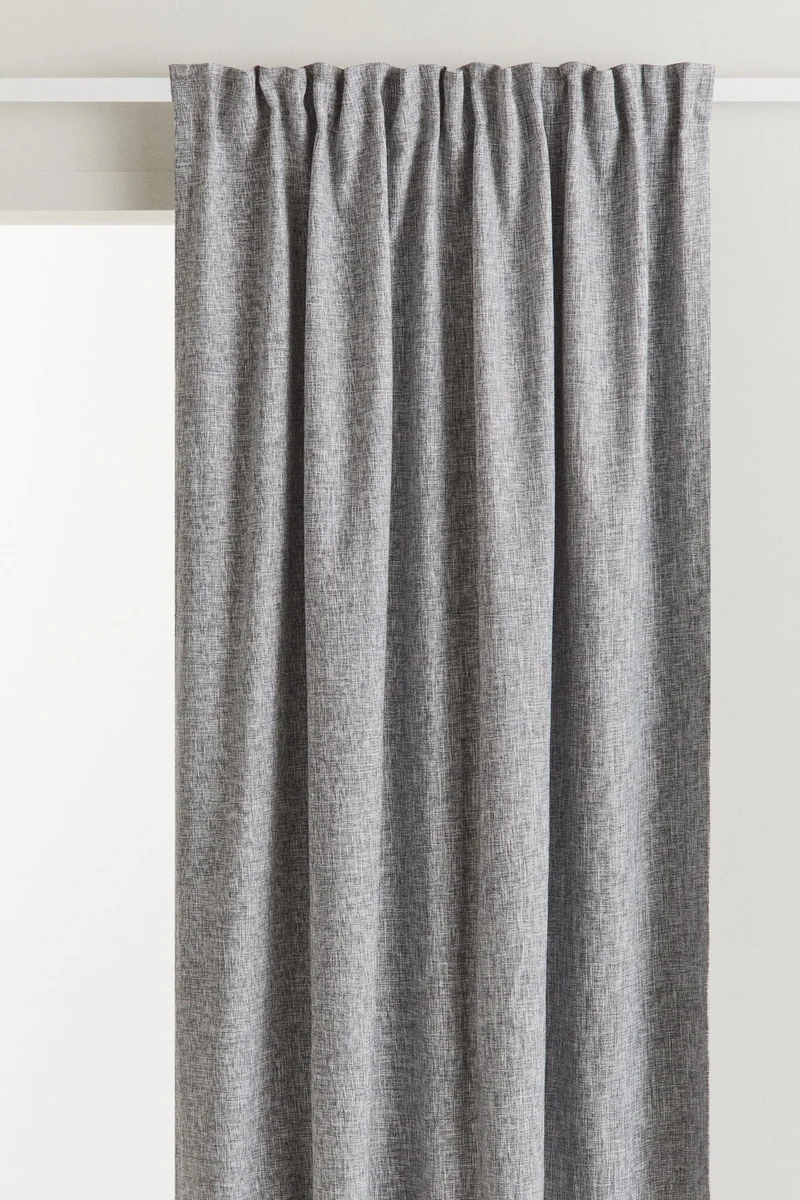 H&M 2-pack blackout curtain lengths