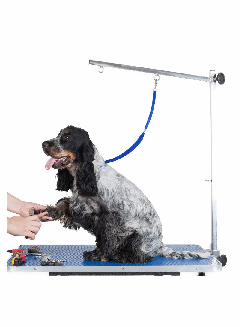 Excefore حلقات تربية الحيوانات الأليفة من النايلون مع حبل أمان قابل للتعديل للكلاب والقطط لطاولة الاستحمام - Image 4