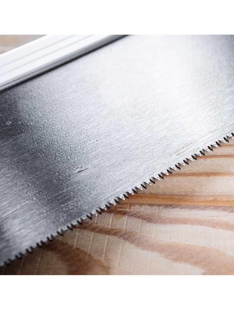 FAD 12-Inch Tenon Saw with Miter Box, 300mm Blade, 9 TPI, Fine-Tooth Steel Blade with Ergonomic Handle, for Precision Wood Cutting and DIY Carpentry Work FAD-D011 - Image 4