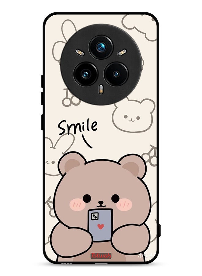 Tolwak Realme 14 Pro Plus 5G Protective Case Cover Smile Bear Art