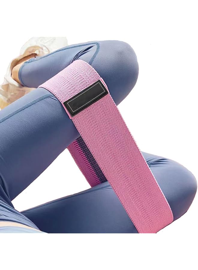 ECVV 3Pcs Exercise Resistance Bands for Legs and Butt Fabric Exercise Loop Bands Gym Fitness Yoga Strap Non Slip 3 Resistance Level Workout Bands for Women Men - Image 4