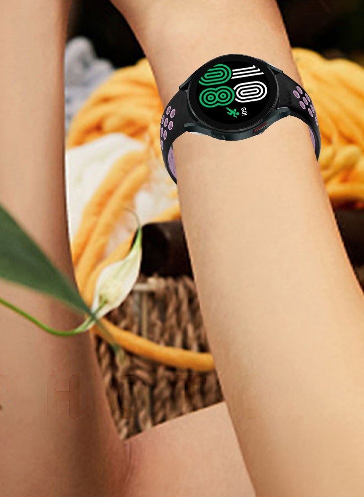 Perfii مجموعة من 3 أحزمة ساعة متوافقة مع جميع أجهزة Samsung وHuawei وAmazfit وHonor بحجم حزام 20 مم - Image 5