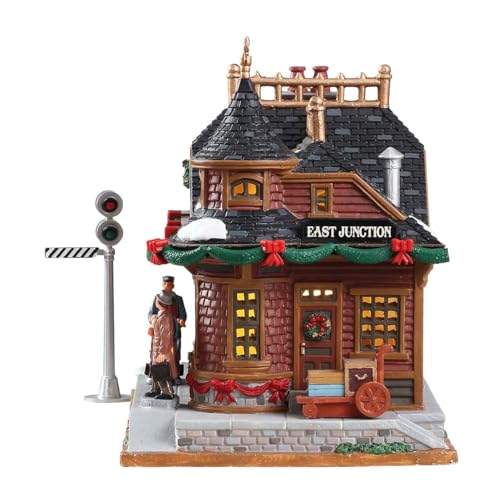 Lemax Christmas Village East Junction Station Battery Operated Led - 75256 - Image 2